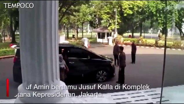 Ma'ruf Amin Temui JK Bahas Tugas Wakil Presiden