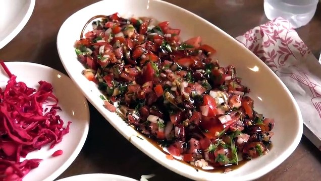 Turkish Pottery Kebab Stuffed With Cheese And Covered With Lavash Bread Turkish Street Foods