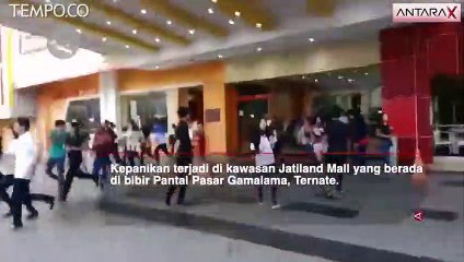 Warga Panik saat Gempa 7,2 M Guncang Ternate