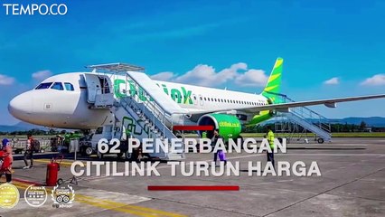 62 Penerbangan Citilink Turun Harga, Cek Rutenya