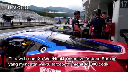 Raih Posisi 6 Tercepat, Rio Haryanto-David Tjipto di Blancpain GT Fuji