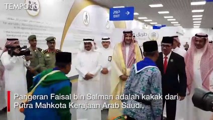 Putra Raja Salman Sambut Langsung Jamaah Haji Indonesia