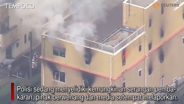 Studio Animasi di Kyoto Terbakar, Sedikitnya 13 Orang Tewas