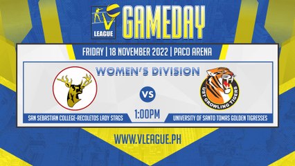 GAME 2 NOVEMBER 18, 2022 | SSC-R vs UST | V-League 2022 Collegiate Challenge