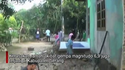 Gempa Banten, 139 Rumah Rusak, Polisi Diterjunkan ke Lokasi