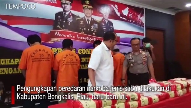 Polisi Bekuk 4 Pengedar Narkotika, Barang Bukti 43,5 Kg Sabu