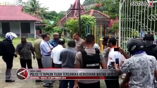 Polisi Tetapkan 7 Tersangka Kerusuhan Waena Jayapura