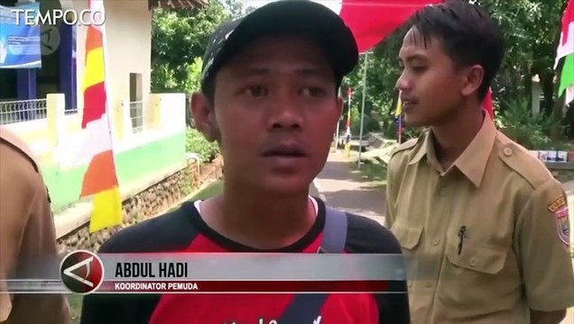 Jelang HUT RI, Warga Batang Pasang Bendera Merah Putih 350 Meter