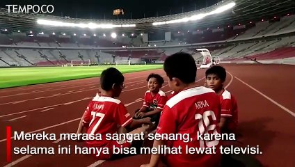 Melihat Antusiasme Siswa Menonton Latihan Timnas Indonesia