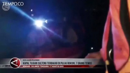 Perahu Terbakar di Konawe, 7 Orang Tewas 4 Hilang