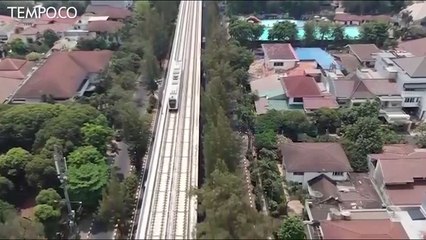 Video Drone: MRL-LRT Urban Regeneration Jakarta