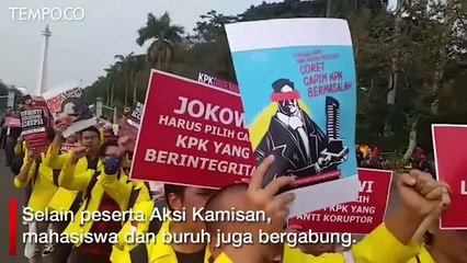 Masyarakat Aksi Kamisan Tolak Capim KPK Bermasalah