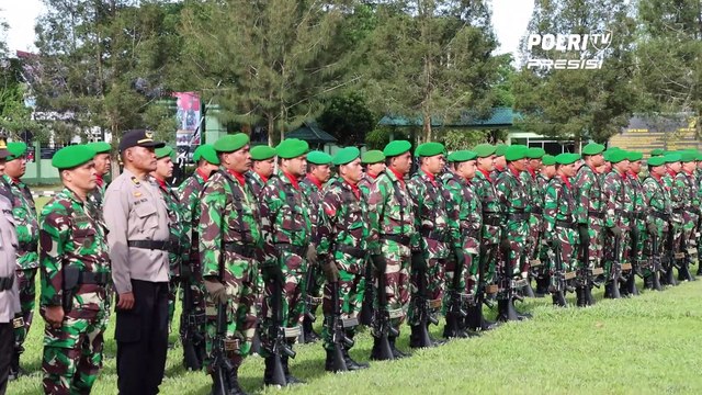 Perkuat Sinergitas, Polres Simalungun Dan Kodim 0207/SML Laksanakan Apel dan Upacara HKN Bersama