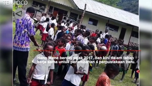 Inspirasi Pemuda Pendiri Perpustakaan di Pedalaman Papua