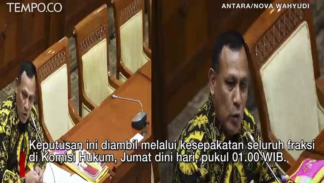 Disebut Bermasalah, Firli Bahuri Terpilih sebagai Ketua KPK