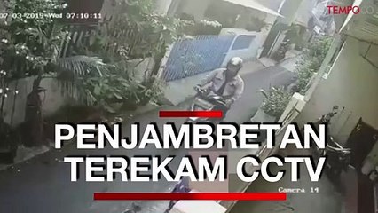 Viral, Penjambretan Korban Wanita Terjungkal Kepala Bayi Kena Aspal