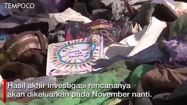 Begini Bocoran Draf Hasil investigasi Jatuhnya Lion Air JT 610