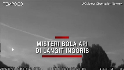 Misteri Bola Api di Langit Inggris, Diduga Meteor atau Asteroid