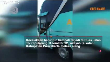 Kecelakaan Beruntun Kembali Terjadi di Tol Cipularang