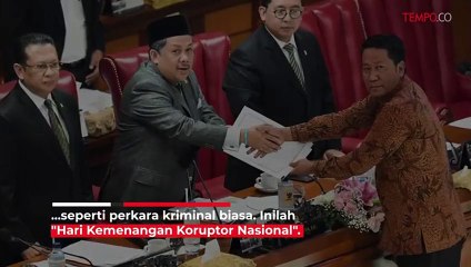 Kemenangan Koruptor Nasional? Pemerintah dan DPR Lanjutkan Upaya Membungkam Gerakan Antikorupsi 🚨