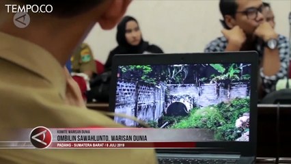 Tambang Ombilin Sawahlunto Jadi Warisan Dunia UNESCO