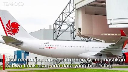 Data Penumpang Bocor, Lion Air Mengaku Jadi Korban
