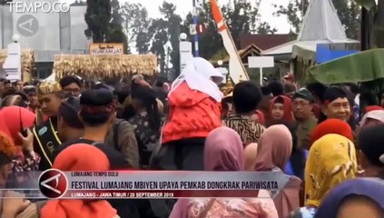 Nostalgia Suasana Tempo Dulu di Festival Lumajang Mbiyen