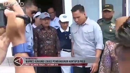 Setahun Tsunami Palu, JK Kunjungi Pembangunan Hunian Tetap