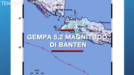 Gempa 5,2 Magnitudo Guncang Banten, Warga Berhamburan Panik