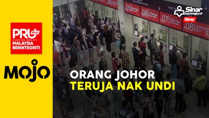 Balik undi: Larkin Sentral, JB sesak
