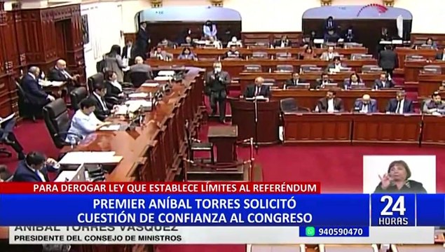 Aníbal Torres: Ejecutivo busca la gobernabilidad antes que un cierre del Congreso