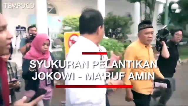 Jelang Pelantikan Jokowi-Ma‚Äôruf, Ini yang Dilakukan Para Relawan