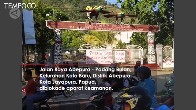 Aparat Jaga Aksi Unjuk Rasa Mahasiswa Uncen