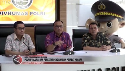 Polri akan Evaluasi Pengamanan Pejabat Negara