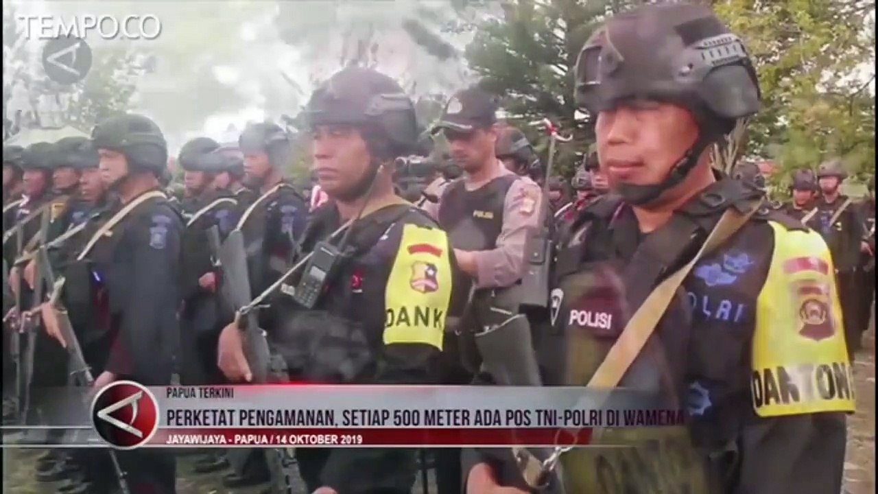 Perketat Keamanan, Setiap 500 Meter ada Pos TNI-Polri di Wamena