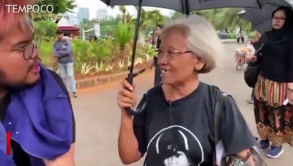 Jalan Ditutup Akibat Demo Mahasiswa, Aksi Kamisan Tetap Digelar