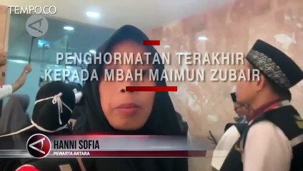 Penghormatan Terakhir kepada Mbah Maimun Zubair