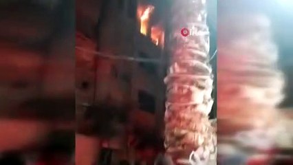 Gazze Şeridi'nde apartmanda yangın: 21 ölü