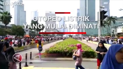 Otoped Listrik Mulai Diminati Warga Jakarta