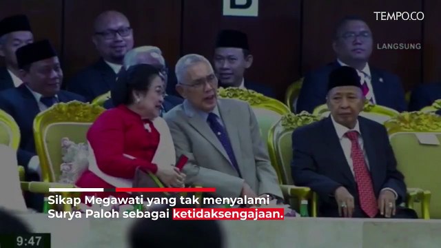 Viral Megawati Tak Salami Surya Paloh di DPR, PDIP: Tak Sengaja