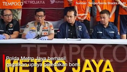 Polisi Gagalkan Upaya Peledakan Bom saat Pelantikan Presiden