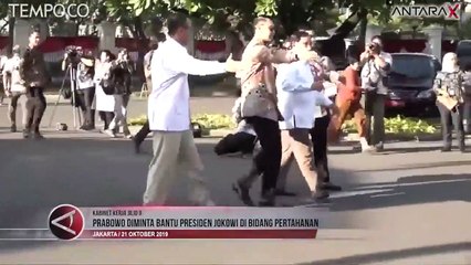 PRABOWO DIMINTA BANTU PRESIDEN JOKOWI DI BIDANG PERTAHANAN
