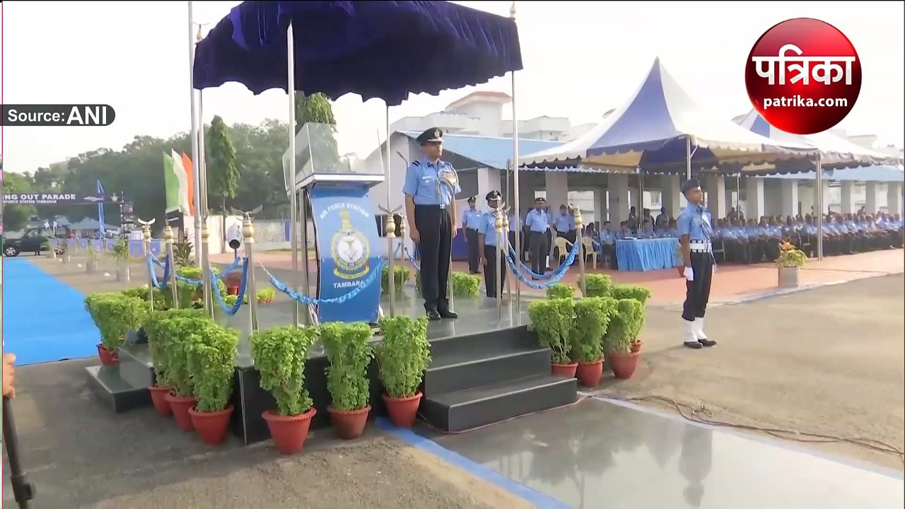 तमिलनाडु के तांबरम वायुसेना स्टेशन पर हुई शानदार पासिंग आउट परेड