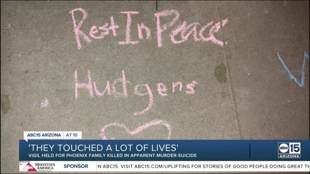 Vigil held for family killed in apparent murder-suicide