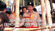 Hari Pramuka, Jokowi Terima Lencana Tunas Kencana