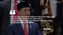 Ini Susunan Kabinet Indonesia Maju