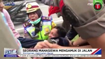 Benarkah Ada Demonstran yang Dicekik Polisi Hingga Tewas?