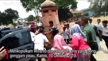 Detik-detik Menkopolhukam Wiranto Ditusuk