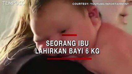 Ibu Ini Lahirkan Bayi Berberat Hampir 6 Kg, Disebut seperti Sumo Mini