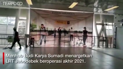 Proyek Pembangunan LRT Cibubur-Cawang Capai 85,7 Persen
